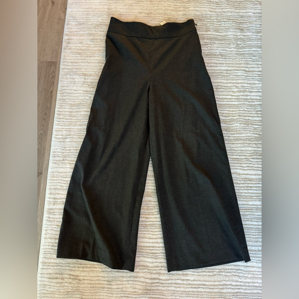 Zara gray wide leg trousers